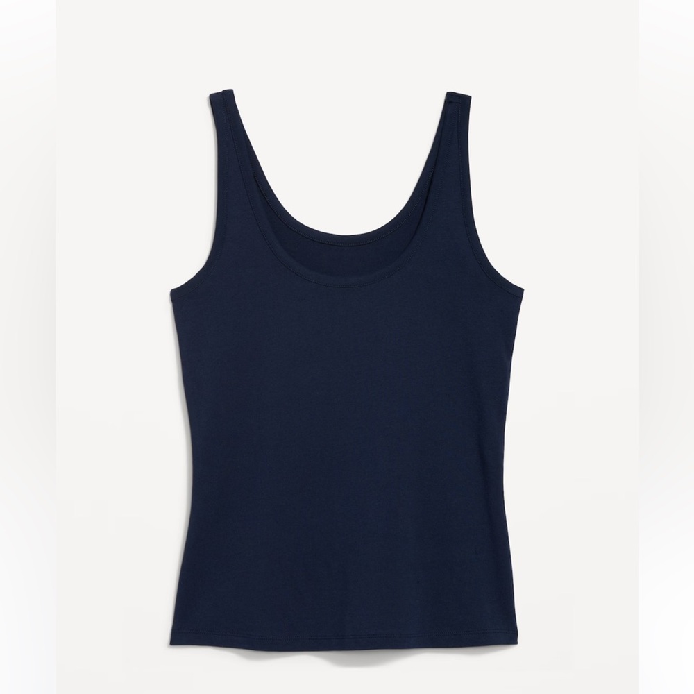 Navy Blue Sleeveless Top